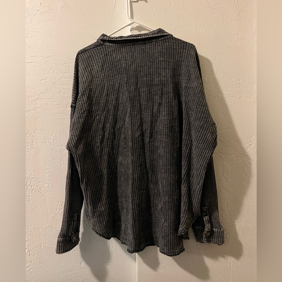 BKE Waffle Boyfriend Shacket - Picture 4 of 11